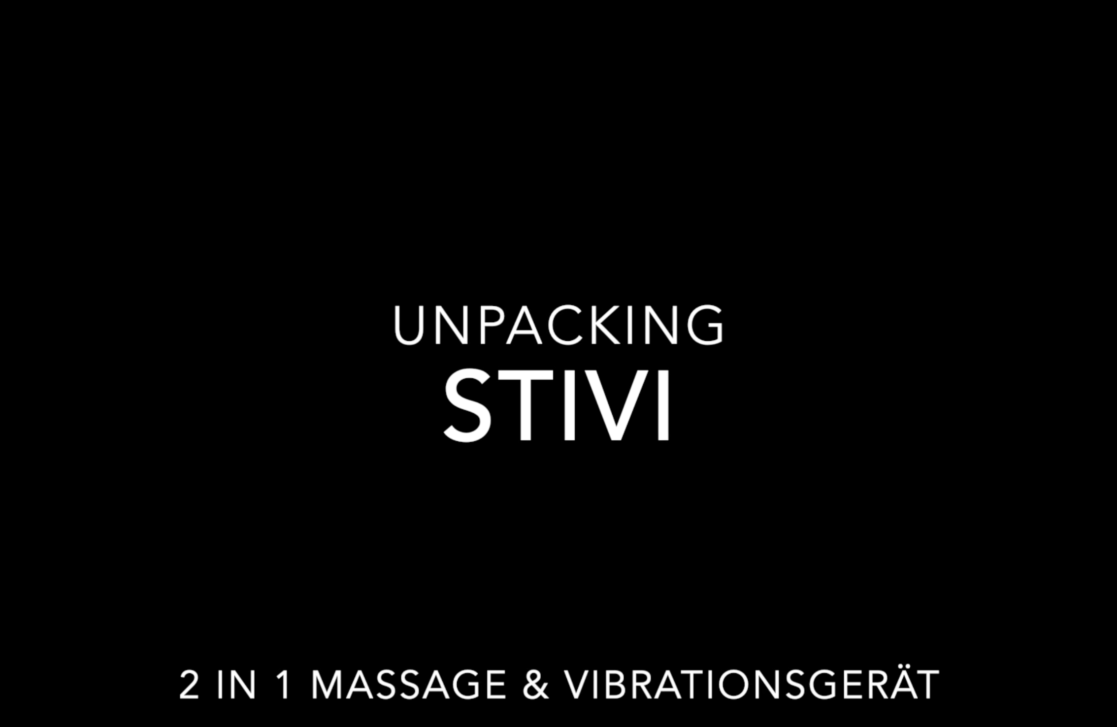 StiVi - 2-in-1 Massage and Vibration Device